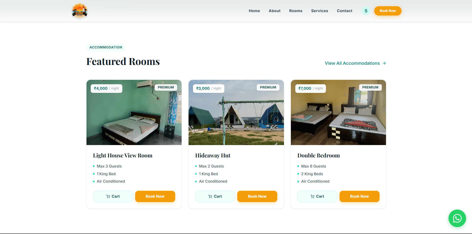 SUMA Light House Beach Resort Booking screen 4